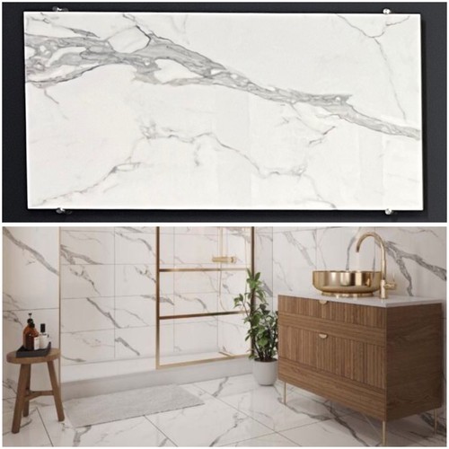 Stunning carrara marble - stunning,