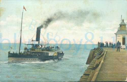 Gorleston pier head 1910 - pier,