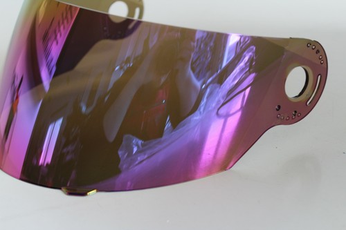 Tinted visor with blue mirror - tinted,