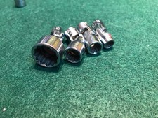 Snap on 1/4" drive Imperial swivel sockets TMU range
