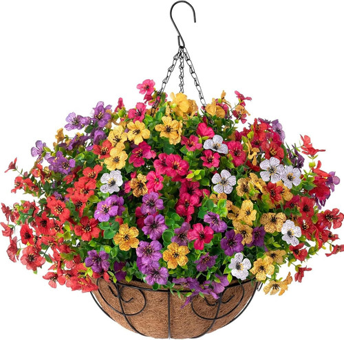 Artificial faux hanging - hanging, plants