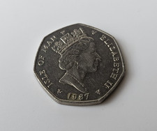 1987 Christmas 50p Coin - Isle