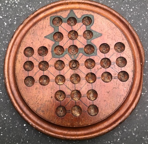 Rare double sided - , wooden