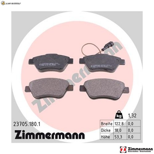 Brake pad set disc - brake,