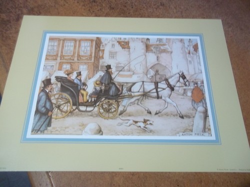 Anton pieck vintage print - vintage,