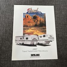 1997 Nomad Travel Trailer Fifth Wheel Camper Brochure Skyline RV