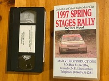 1997 Spring stages rally  Twyford Wood Coalville Car Club RARE VHS Video  