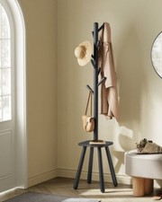 Ink black coat stand - black,