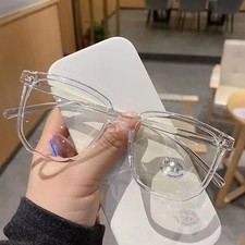 Anti-blue Light Glasses for Women with Regular Eyeglass Frame Finished Retro Fla