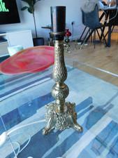Lovely Ornate Vintage Brass Table Lamp 29cm (2 pin plug)