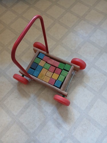 Vintage baby walker - vintage,
