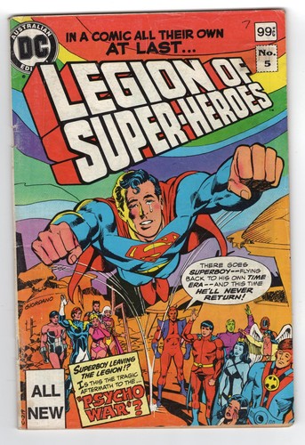 1981 legion super heroes - 1981, of