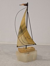 MCM Copper Brass Ship on Stone