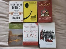 Book Bundle Jonathan Haidt + Psychology of Love Solitude Delusion Of Satan