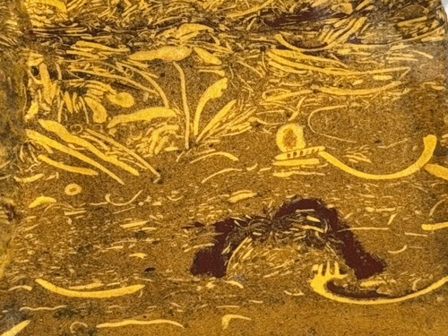 Unique script stone jasper - stone,