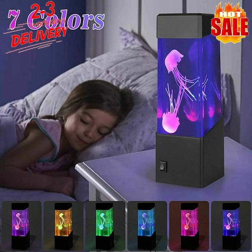 Led jellyfish lava lamp - jellyfish,