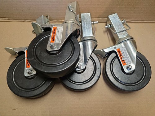 Scaffold caster wheels - 5", set