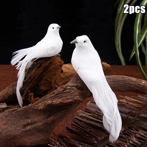 Artificial doves bird garden - artificial,