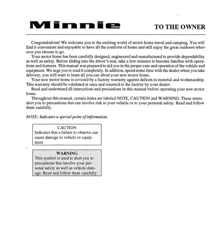 1997 winnebago minnie motor - winnebago,