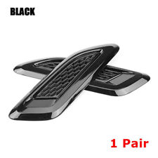 1 Pair fit for Range Rover EVOQUE 11-18 Dummy Hood Vent Slat Air Wing Trim Black