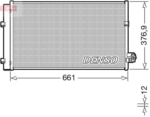 Denso dcn05106 condenser air - dcn05106,
