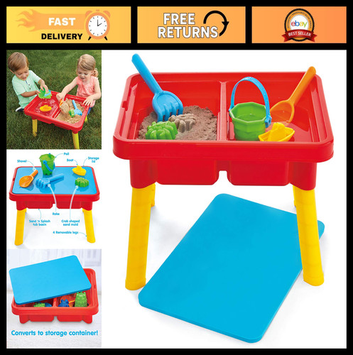 Toddler sensory table - sensory, lid