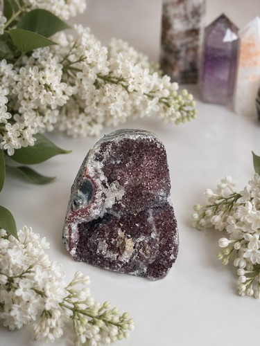 Amethyst geode freeform - geode,