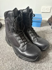Magnum Viper Pro 8.0 Black Leather Boots UK12 Patrol Army Police Cadet Hiking
