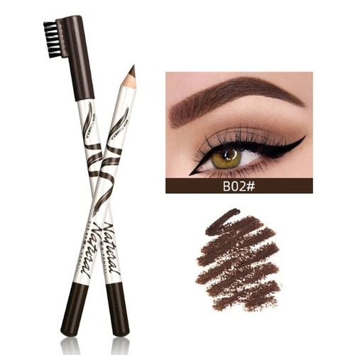 Eyebrow pencil with - with, comb