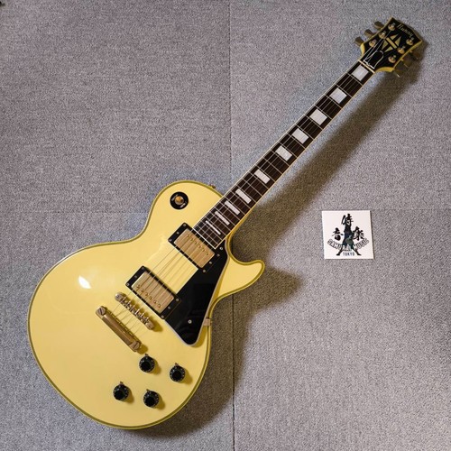 Burny les paul custom - custom, white