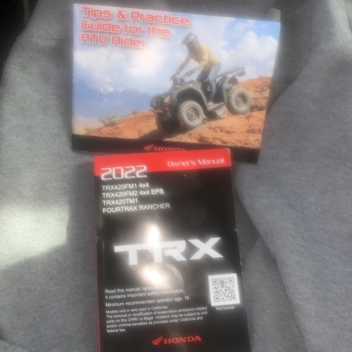 2022 honda owner manual guide - honda,