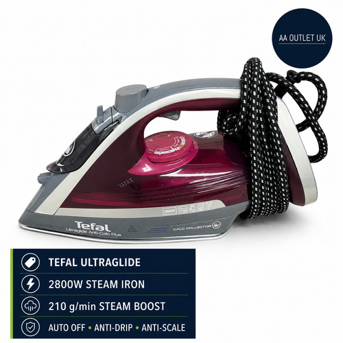Tefal ultraglide steam iron - steam,