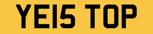 Number plate private - ye,