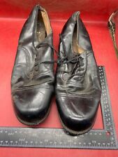 British Army Officer's Issue Black Leather Shoes. Bata Manufactured. Dated