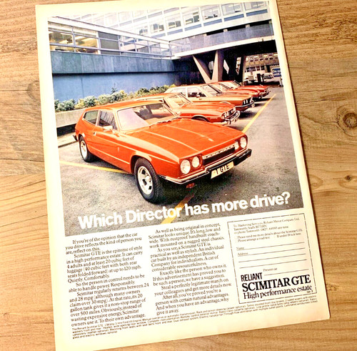 Reliant scimitar gte - reliant, 1970s