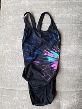 Black, Pink, Blue Speedo Endurance Swimsuit, Womens 8-10
