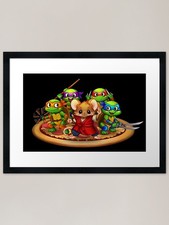 Pocket Ninja Turtles Framed