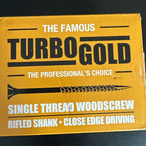 Turbo gold wood - screws, 4.0