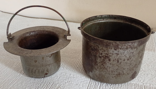 Vintage piece metal - metal, glue