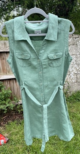 Brora sleeveless linen shirt - sleeveless,
