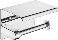 Ibergrif MK34050 Toilet Roll Holder Wall Mounted, Toilet Paper Holder with Shelf