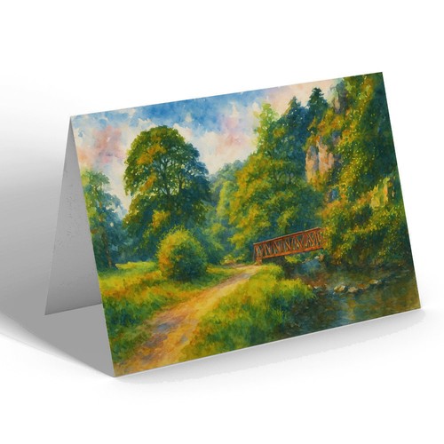 Notelet cats walk entrance - cats,