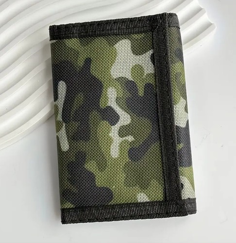 Camouflage wallet army - wallet, green