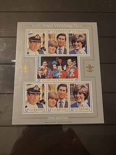 Guernsey mnh 1981 ms239 royal - mnh,