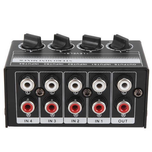 Channel stereo audio mixer - stereo,