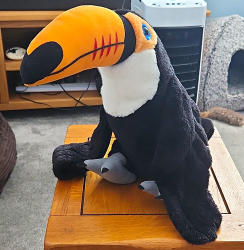 Medium toucan plush soft toy - plush,