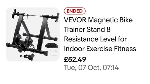 Vevor magnetic bike trainer - magnetic,