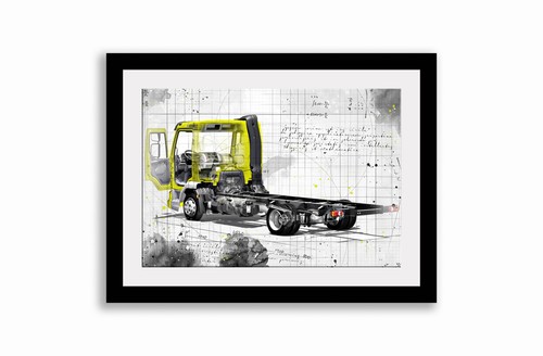 Line tech drawing daf - tech, lf45