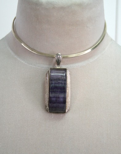 Sterling silver purple - silver, &