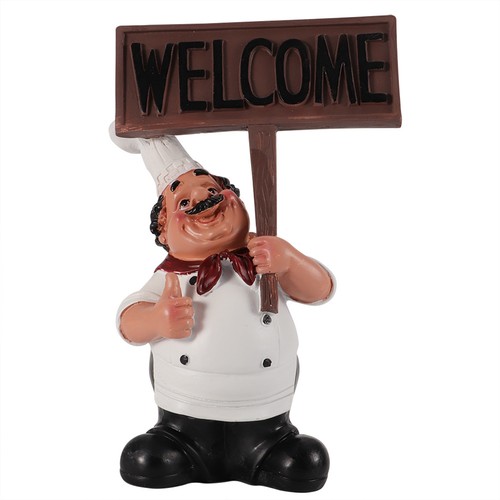 Resin chef figures ornament - figures,